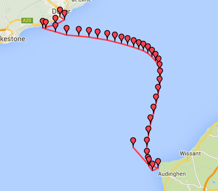 2015 Channel Solo Swim -9th