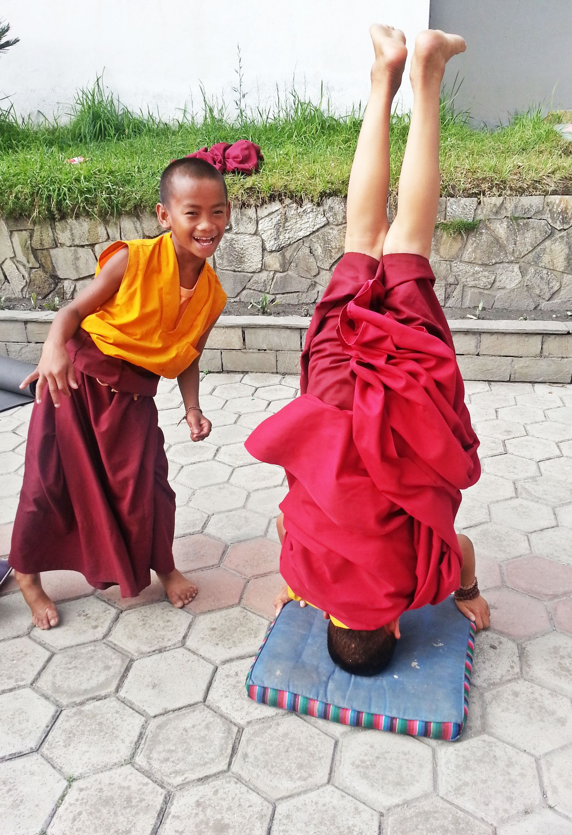 They loved Inversions-headstands