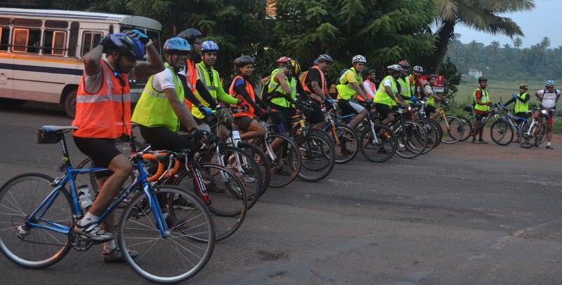 Indian Randonneurs at a brevet. Image © India at PBP Facebook page