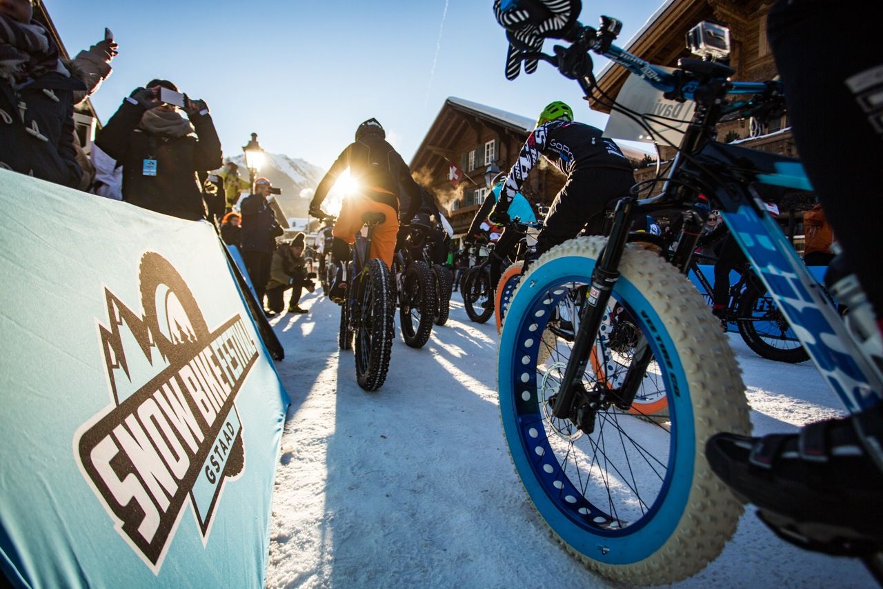 Ready. Set. Go! Photo © Snow Bike Festival, GSTAAD