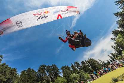 Paul Guschlbauer (AUT1) takes off in Annecy, France. © zooom/Harald Tauderer